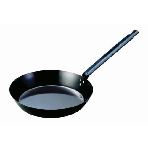 Pan (Black) Steel Frying - 300mm