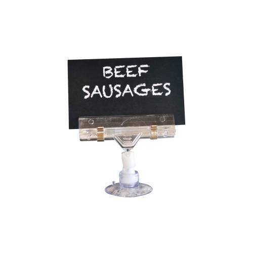 Plastic Display Clip - Suction Base - (Sold In Packs Of 12)