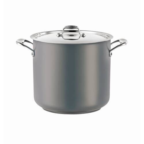 Pot (Grey) Stock 13.6L W/Lid
