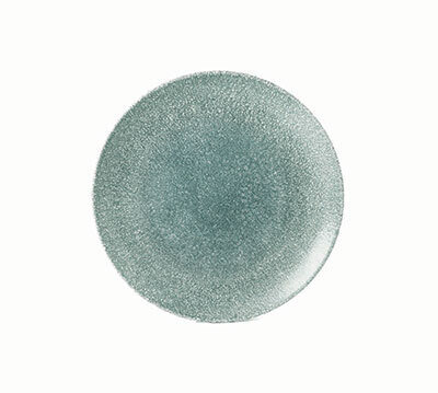 Raku Topaz Blue - Coupe Plate - 28.8cm (12)