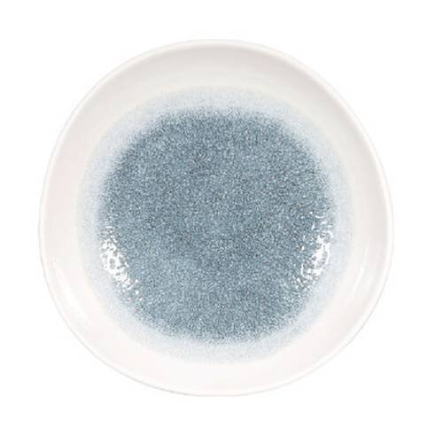 Raku Topaz Blue - Organic Round Bowl - 25.3cm