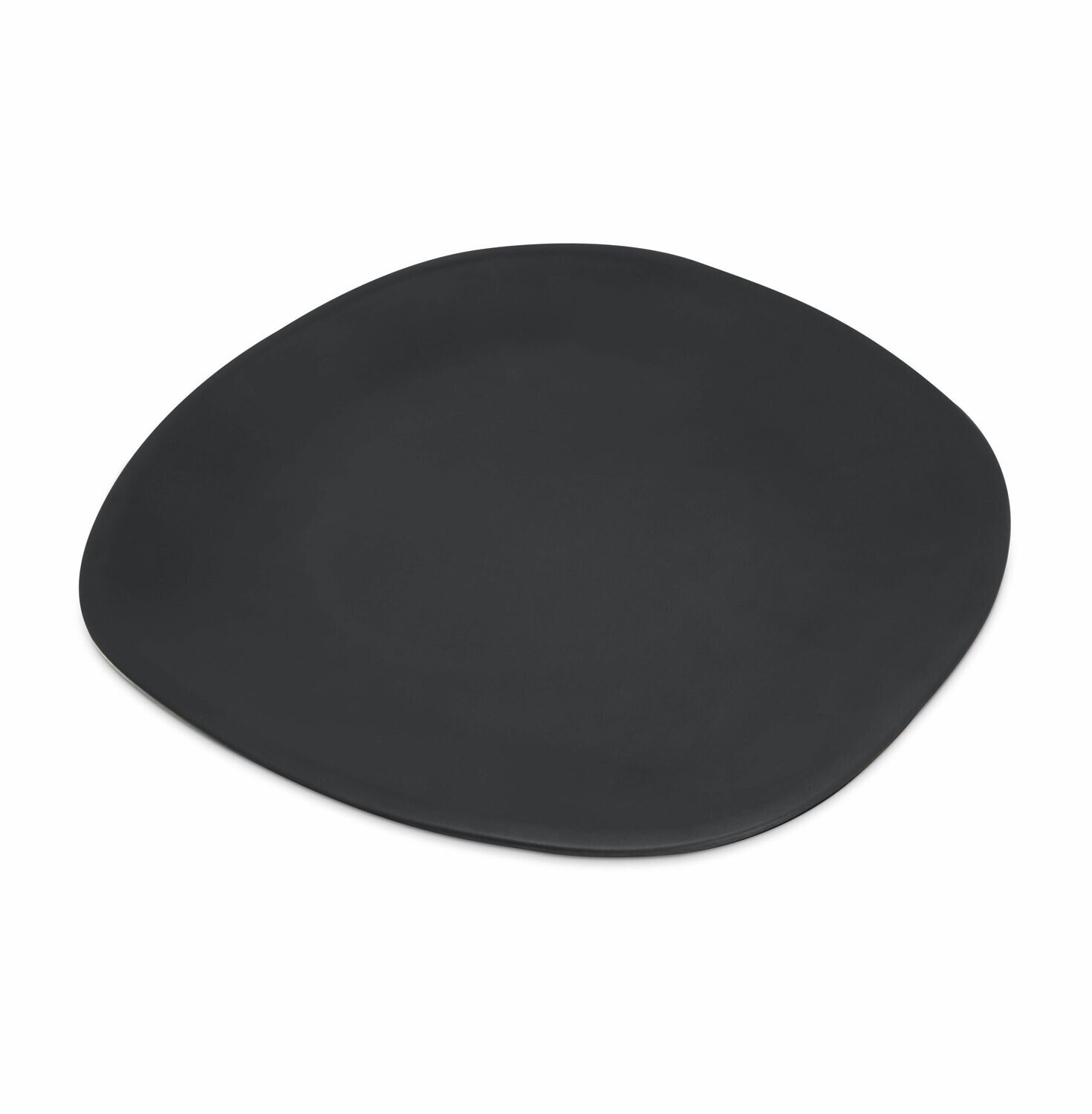 Ridge Melamine Oblong Platter - Slate