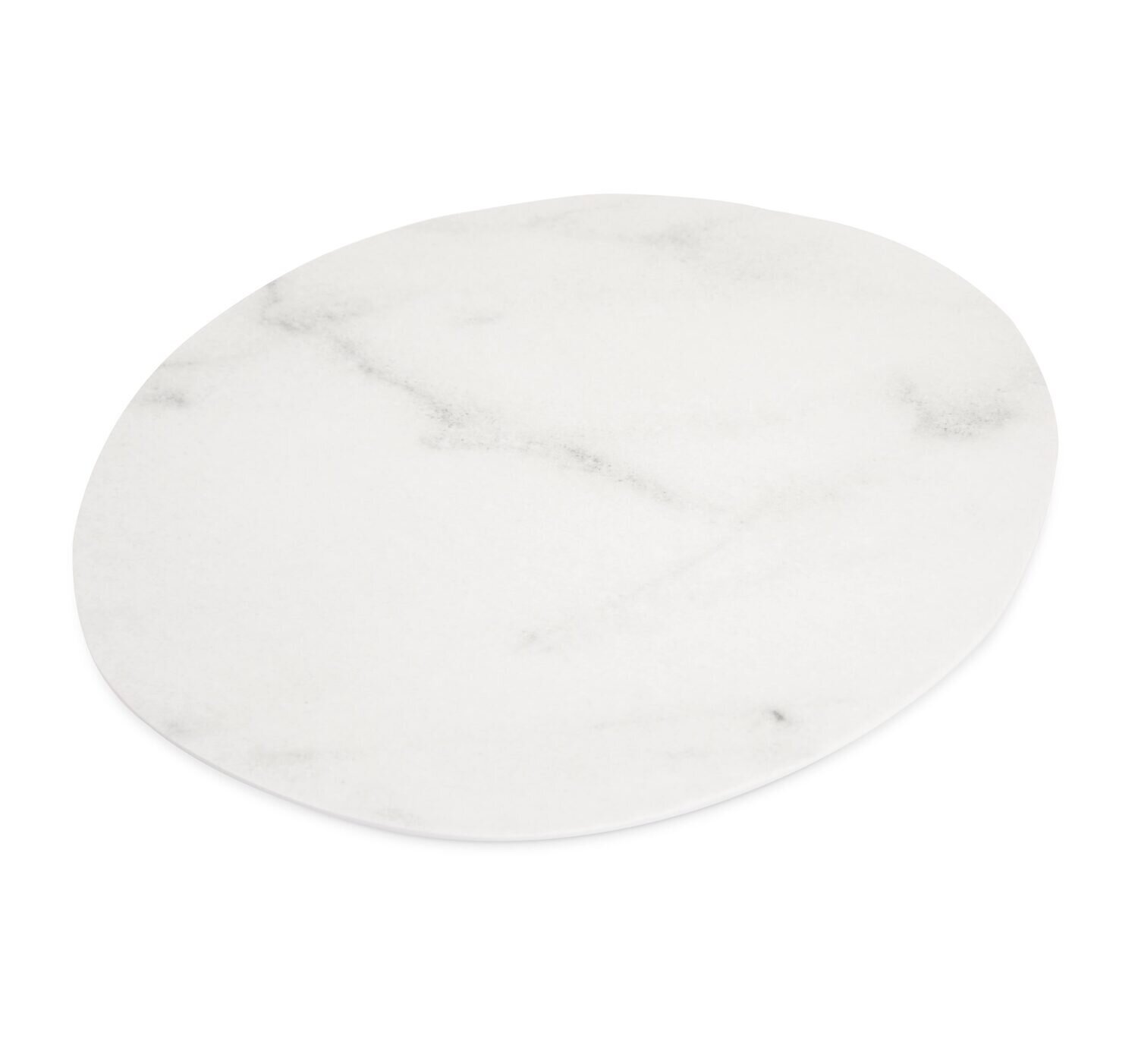 Ridge Melamine Rimless Plate - Marble