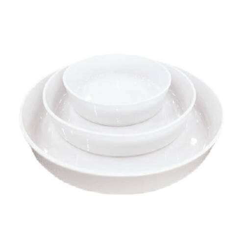 Round White Buffet Bowl - 34cm (1)