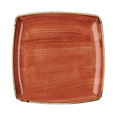 Spiced Orange - Deep Square Plate - 26.8cm (6)
