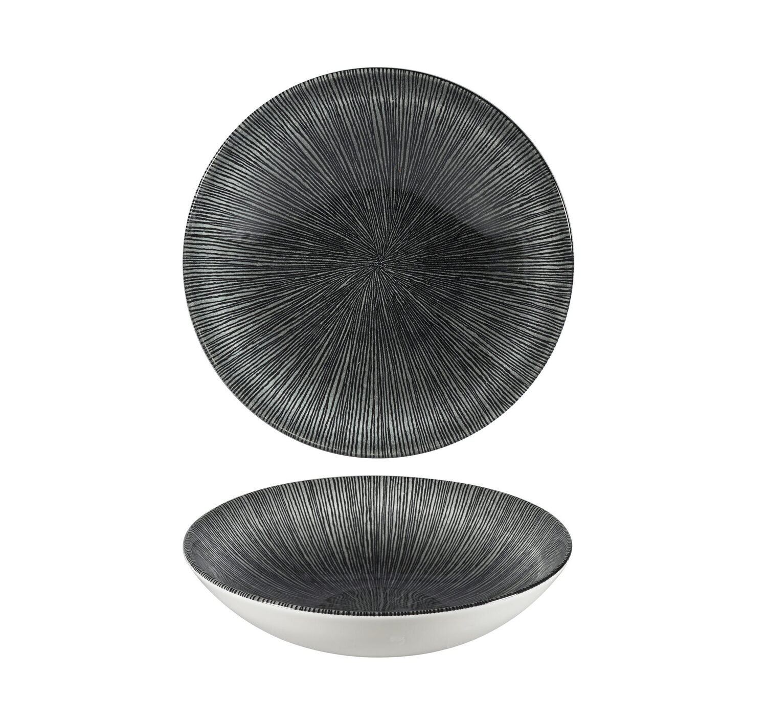 Studio Prints - Agano Black Coupe Bowl - 24.8cm (12)