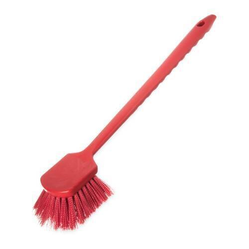 Utility Scrub Brush Polyester - 500mm - (Red)