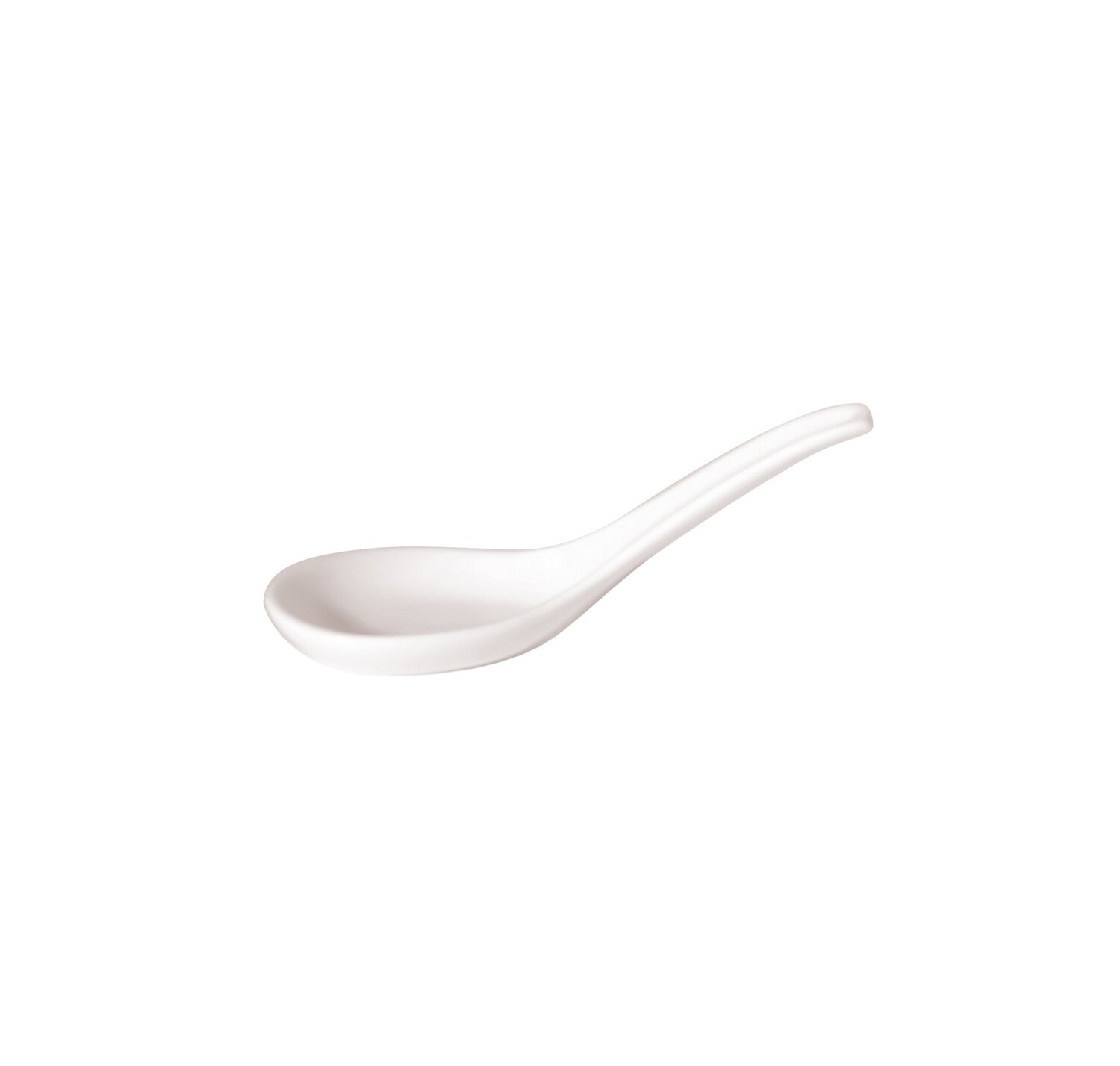 White Chinese Spoon - 13cm (10)