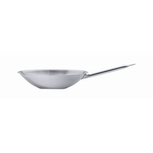 Wok Round Flat Bottom S/Steel - 360 mm