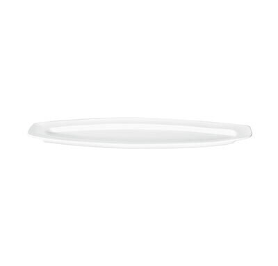 Accent - White - Striped Plate 48cm