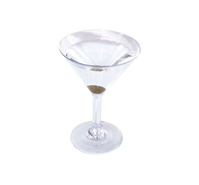 Glassware Polycarbonate - Martini 236ml (24)