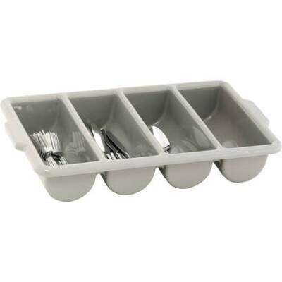 Cutlery Tray Grey 4 Division - 500 X 300mm
