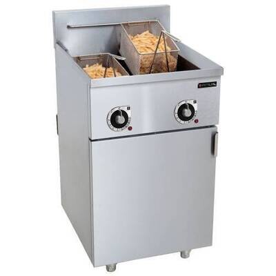 Fish Fryer Anvil - 2 X 10lt - 12Kw - Elec