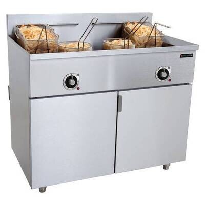Fish Fryer Anvil - 2 X 20lt - 24Kw -Elec