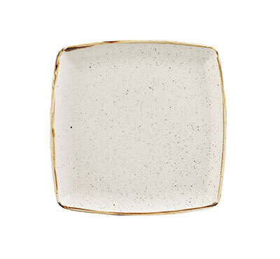 Barley White - Deep Square Plate - 26.8cm (6)