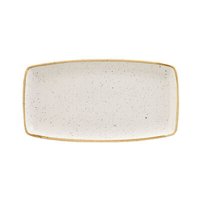 Barley White - Oblong Plate - 35 X 18.5cm (6)