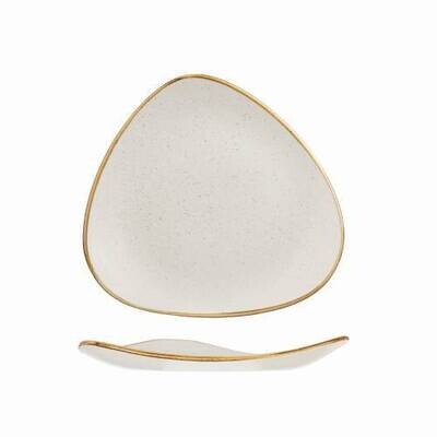 Barley White - Triangle Plate - 22.9cm (12)