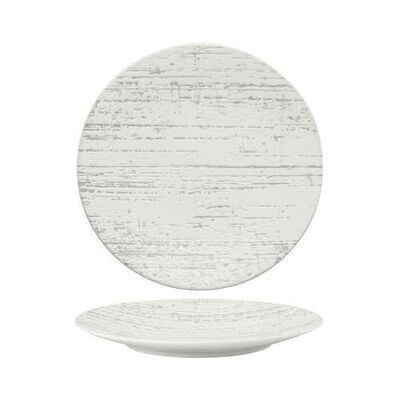 Drizzle - White - Round Plate - 16cm (12)