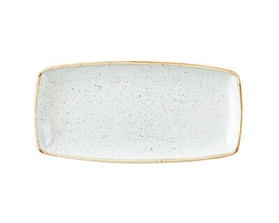 Duck Egg Blue - Oblong Plate - 29.5 X 15cm (12)