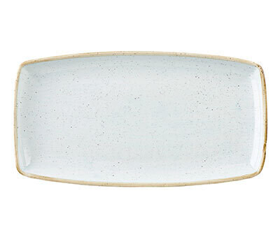 Duck Egg Blue - Oblong Plate - 35 X 18.5cm (6)