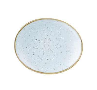 Duck Egg Blue - Oval Plate - 19.2cm (12)