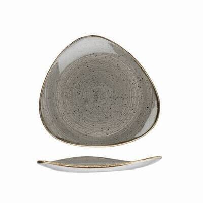Peppercorn Grey - Triangle Plate 22.9cm (12)