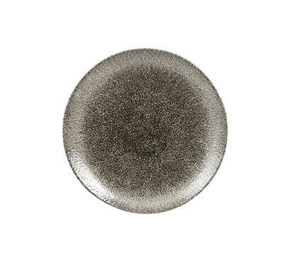 Raku Quartz Black - Coupe Plate - 16.5cm (12)