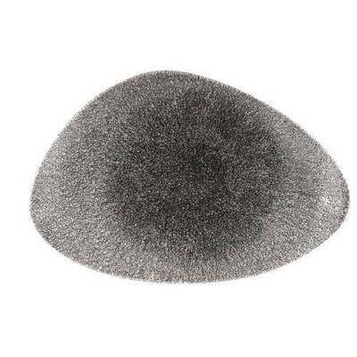 Raku Quartz Black - Chefs Triangle Plate - 30 X 20cm (6)
