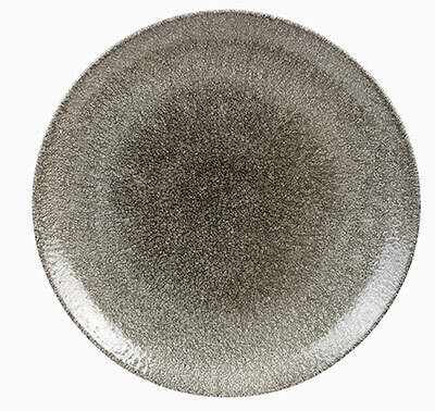 Raku Quartz Black - Coupe Plate - 28.8cm (12)