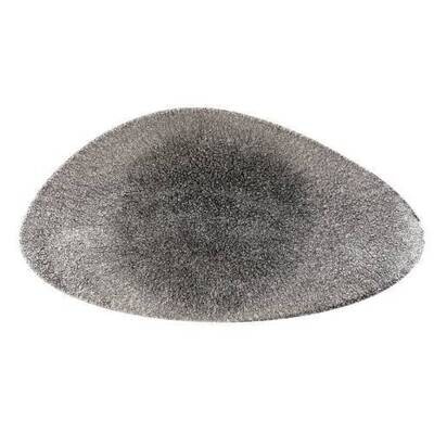 Raku Quartz Black - Triangle Chefs Plate - 35 X 19cm (6)