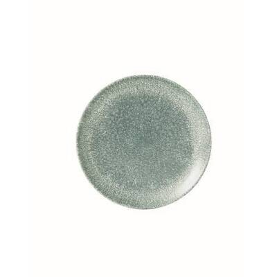Raku Topaz Blue - Coupe Plate - 26cm (12)