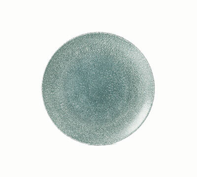 Raku Topaz Blue - Coupe Plate - 28.8cm (12)