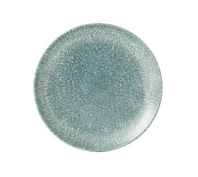 Raku Topaz Blue - Coupe Plate - 16.5cm (12)