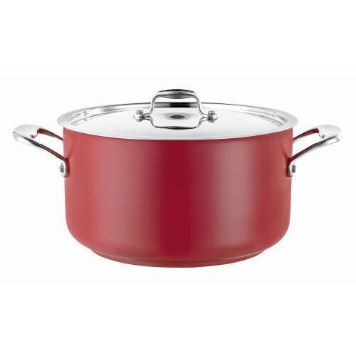 Pot (Red) Casserole 14L W/Lid