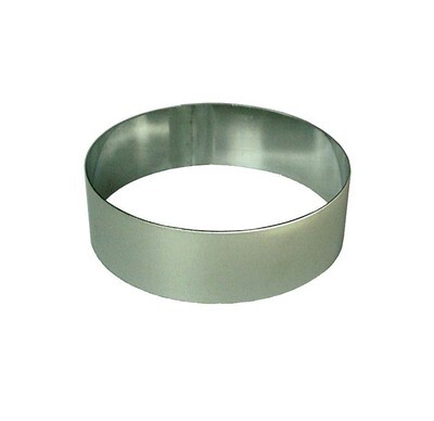 Cake Ring Round S/Steel - 300 X 58 mm