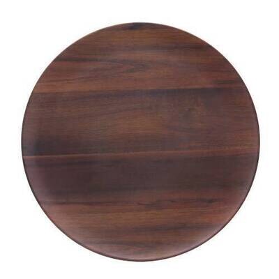 Platter Wood Grain - Round - 457Mm
