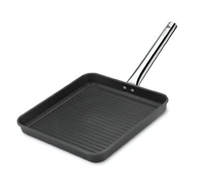 Grill Pan &#39;Black Series&#39; Cast Alum - Induc 280 X 280mm