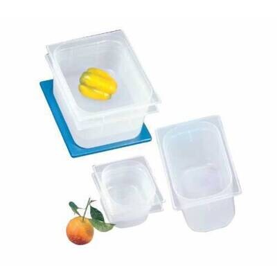 Storage Container Half Lid - Polyprop (Yellow)