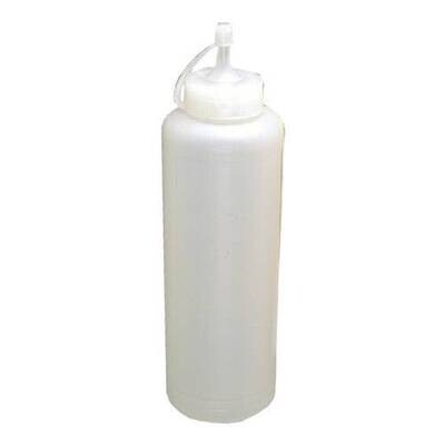 Plastic Dispenser (Clear) - 250 ml Pack Of 6)