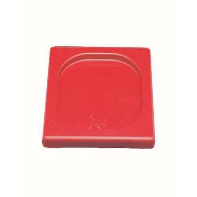 Storage Container Full Lid - Polyprop (Red)