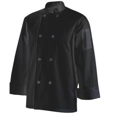 Chefs Uniform Jacket Basic Long - Black - Xxx Large
