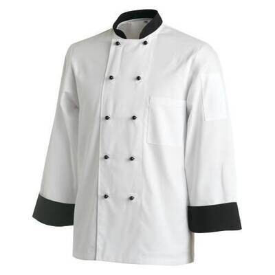 Chefs Uniform Jacket Contrast Long - Medium