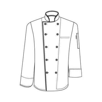 Chefs Uniform Jacket Executive Men Long - X Large