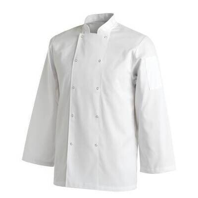 Chefs Uniform Jacket Laundry Coat Long - Medium