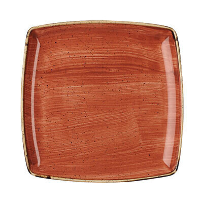 Spiced Orange - Deep Square Plate - 26.8cm (6)