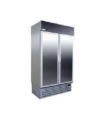 Double Solid Hinged Door Cooler w/ S/S Sides and Grey Trim
