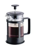 Regent coffee plunger with black plastic frame 6/8 cup, 800ML