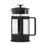 Regent coffee plunger black with plastic frame 6 cups, 600ML