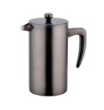 Regent sidamo coffee maker double wall gun metal black ST tell 3 cup, 350ML
