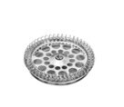 Regent coffee plunger double walled ST steel replacement filter 8 cup, 90MM DIA